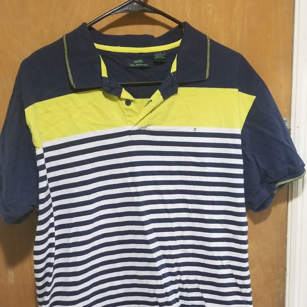 Nono shirt - Yellow & Blue